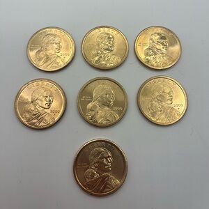 US Sacagawea Dollar 2000 E & P Error Coins